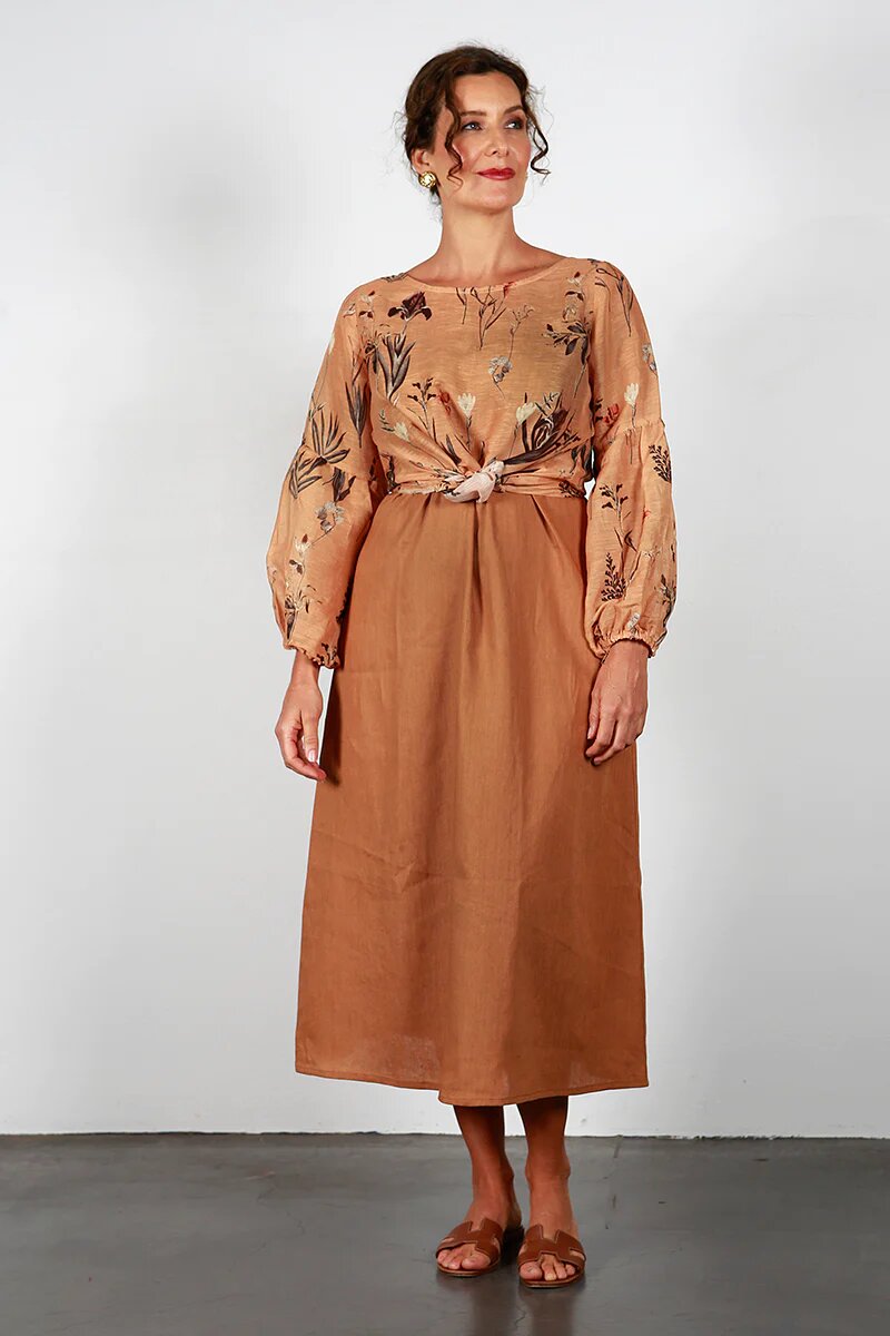 Linen Slip Dress