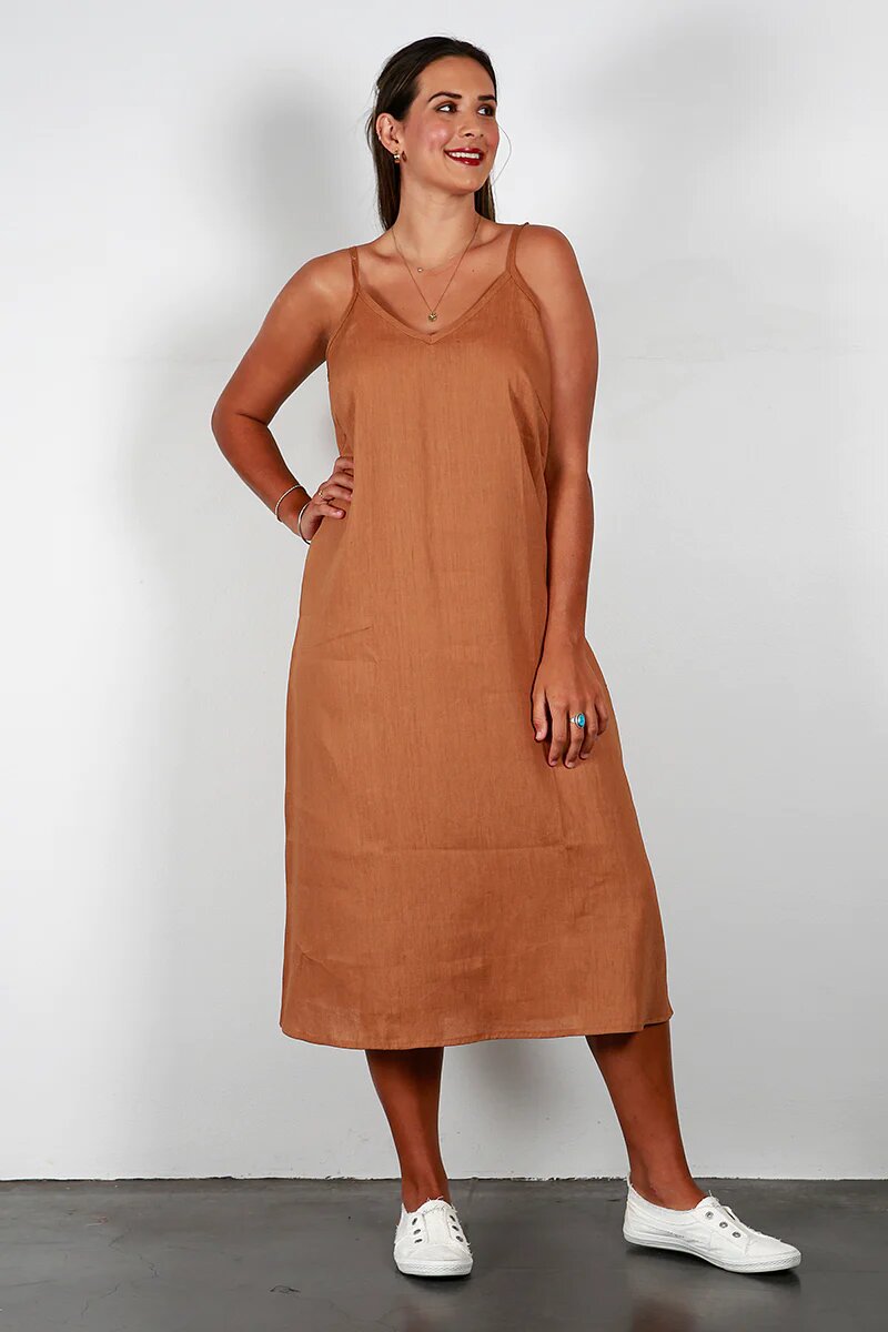 Linen Slip Dress