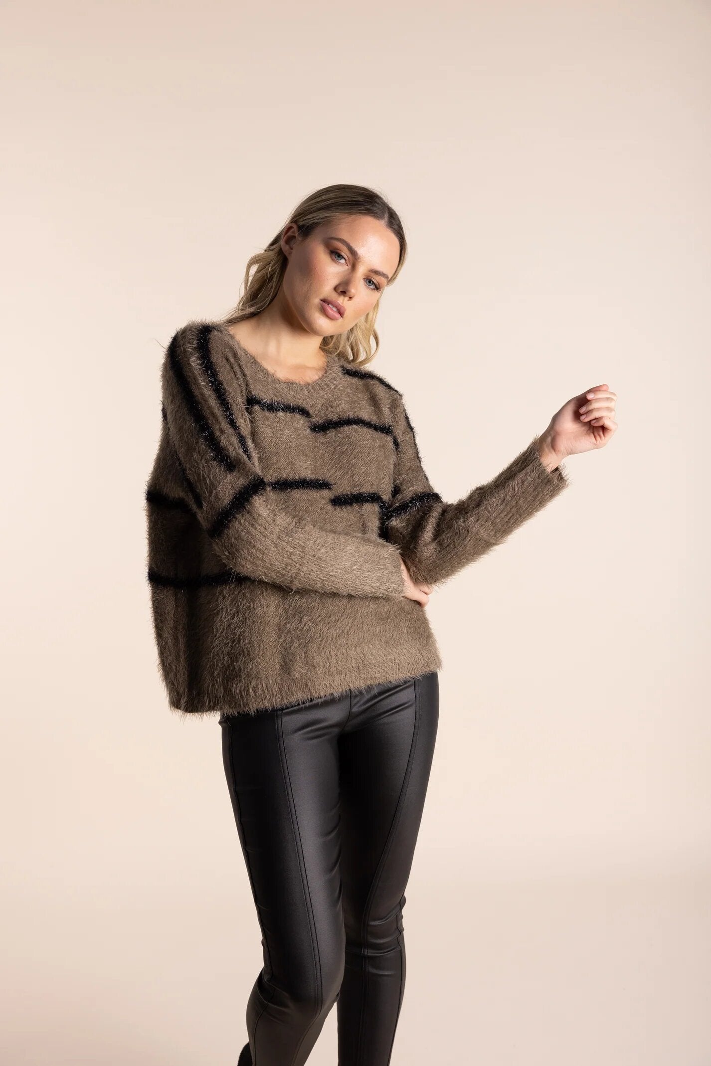 Boxy Feather Knit - 40% OFF AT CHECKOUT
