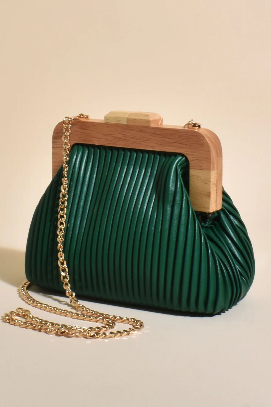 Quinn Pleat Clutch