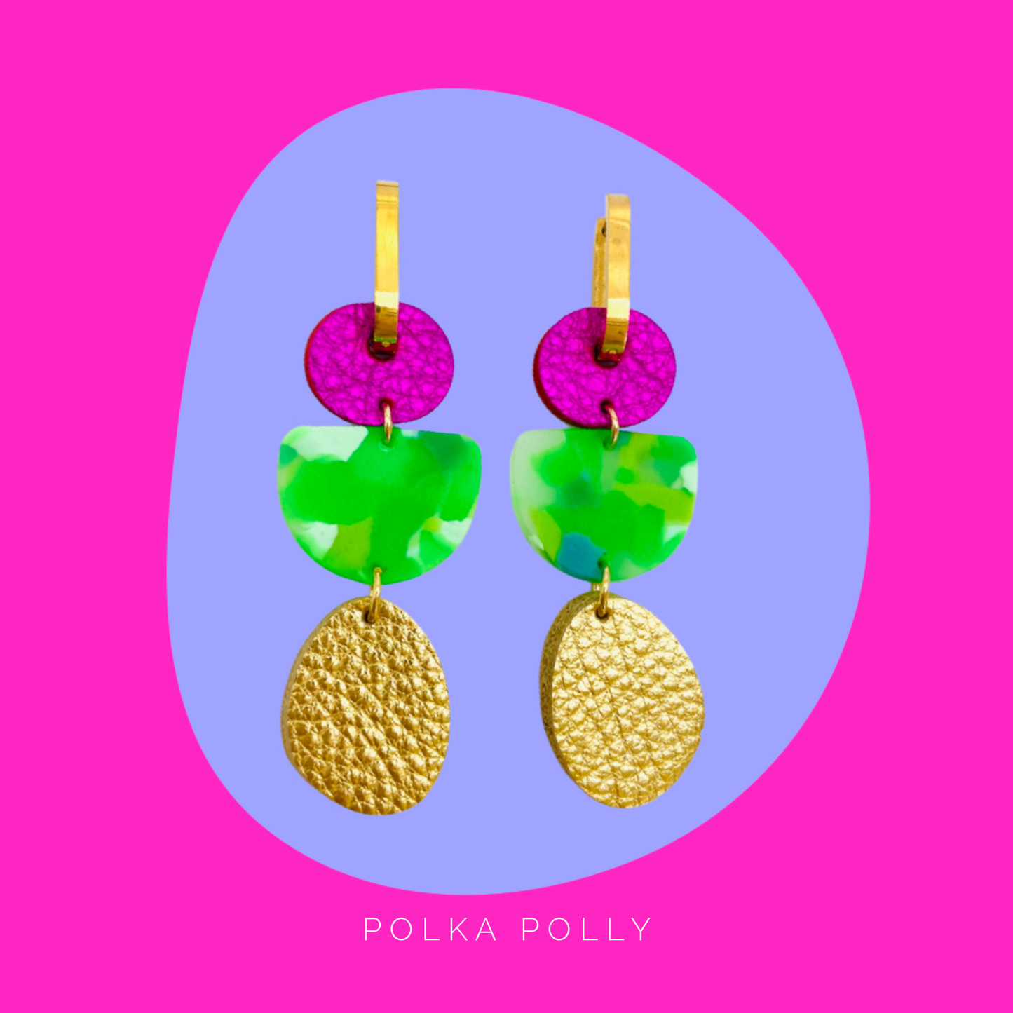 Flourish Earrings - Festive