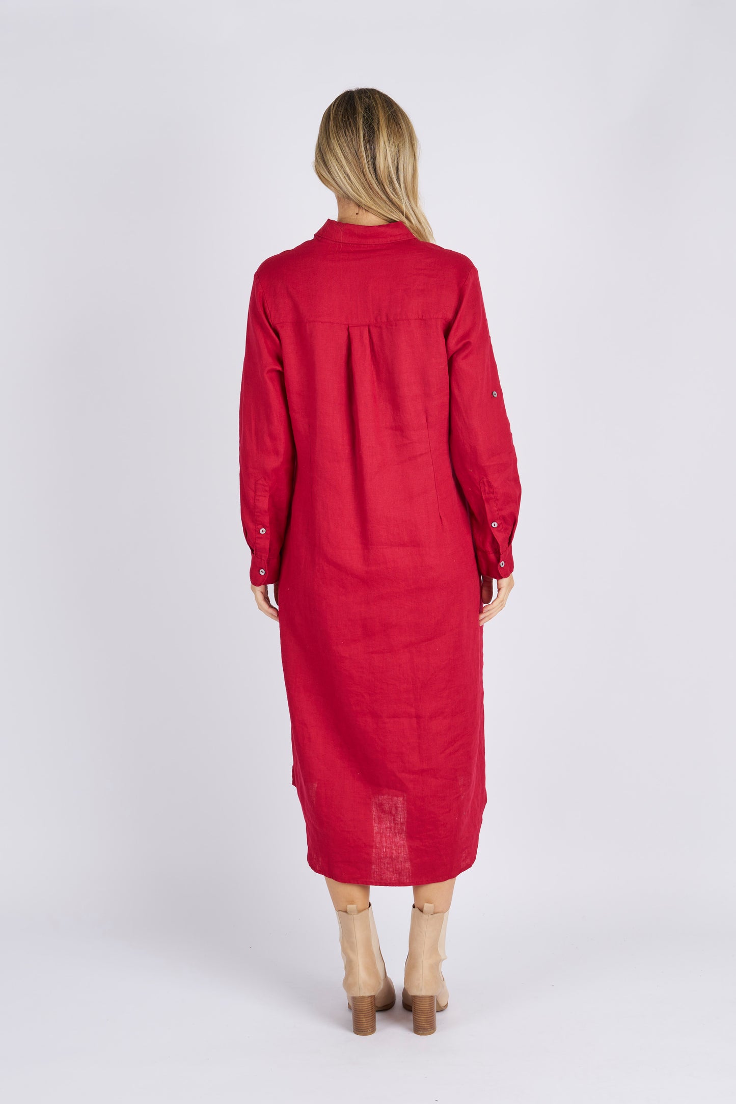 Miranda Linen Shirt Dress