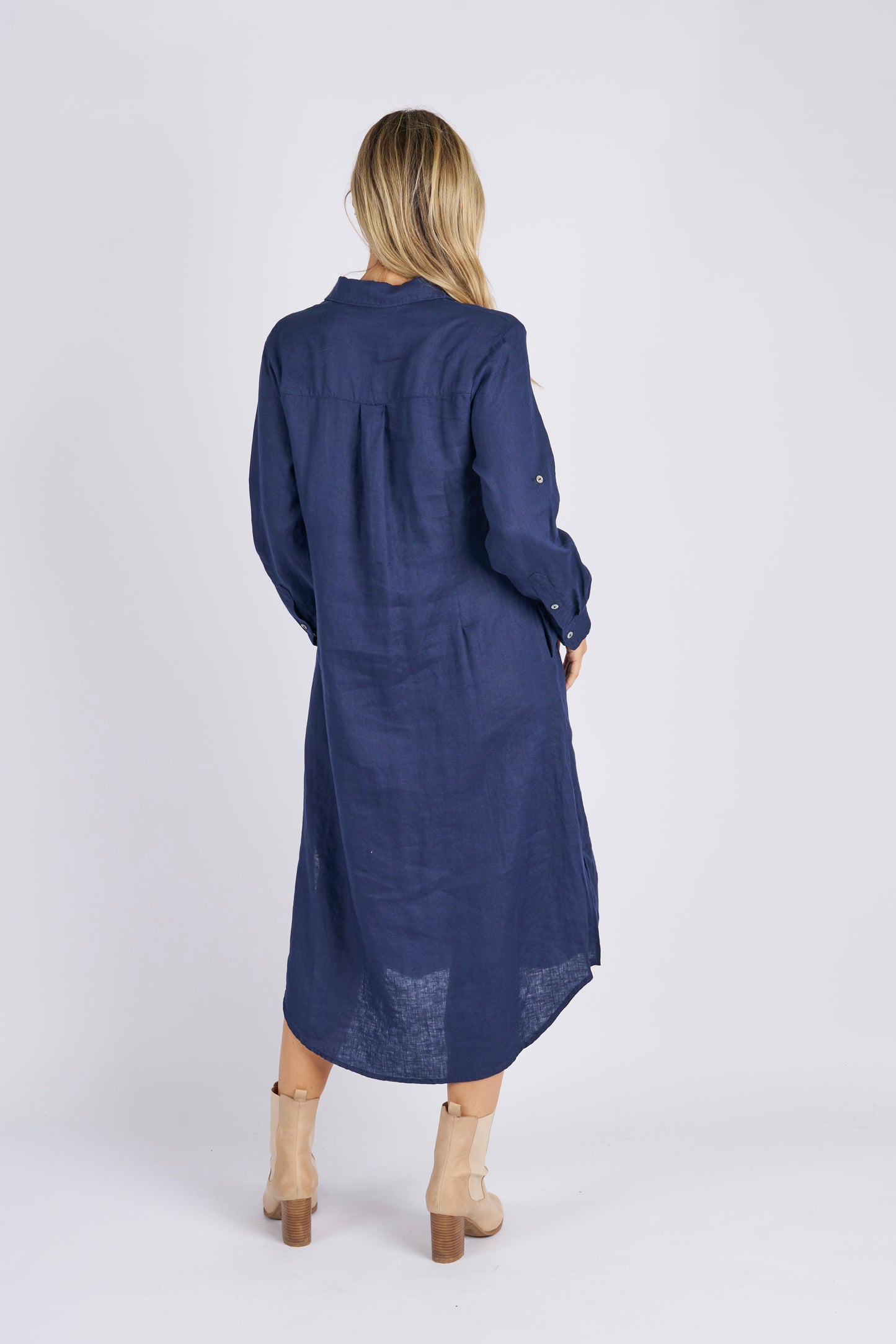 Miranda Linen Shirt Dress