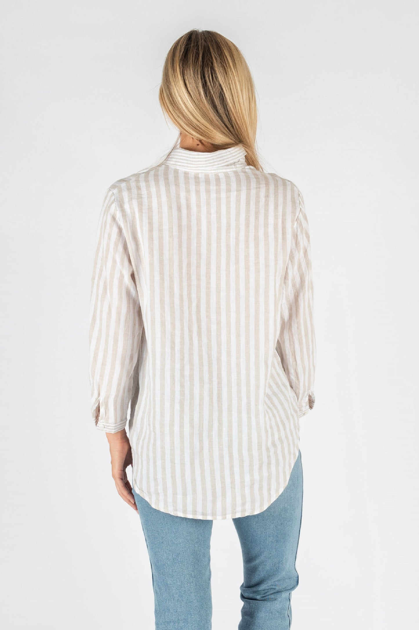 Hyatt Striped Linen Shirt