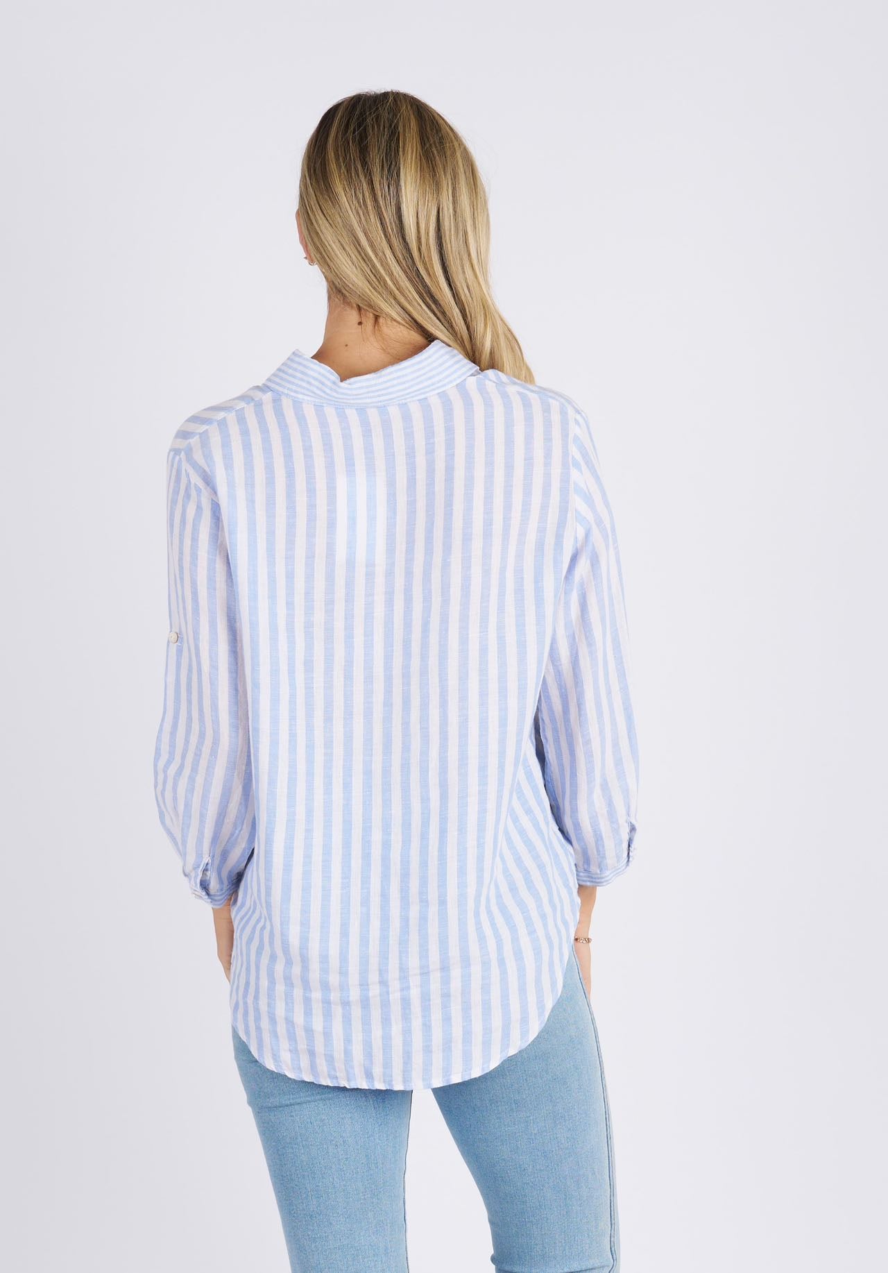 Hyatt Striped Linen Shirt