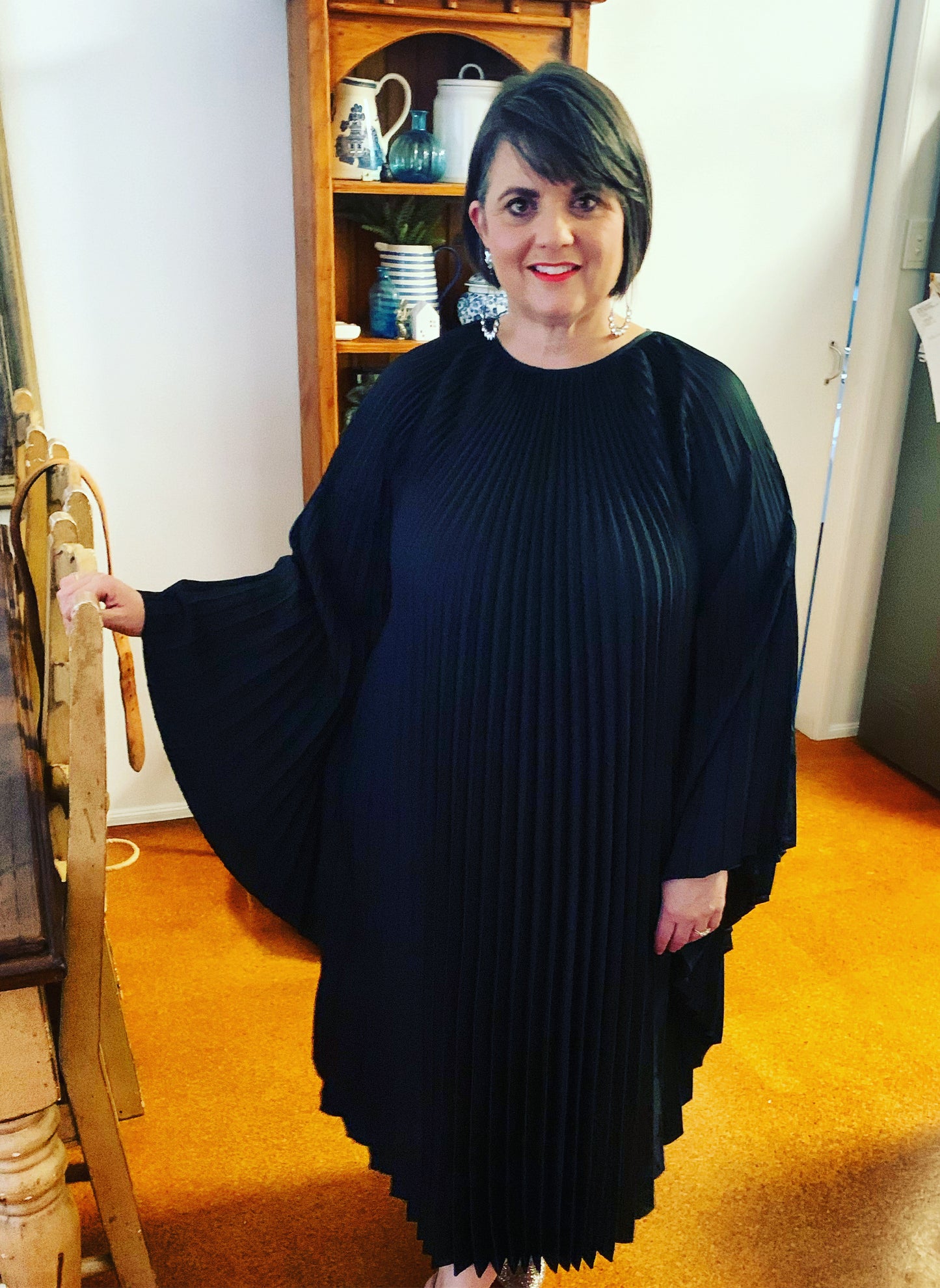 Pia Pleat Dress- 40% OFF AT CHECKOUT